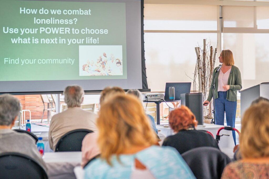 Ventura County Senior Transitions speaker Amanda Ralstin shares her knowledge at our Empowered Living Senior Seminar