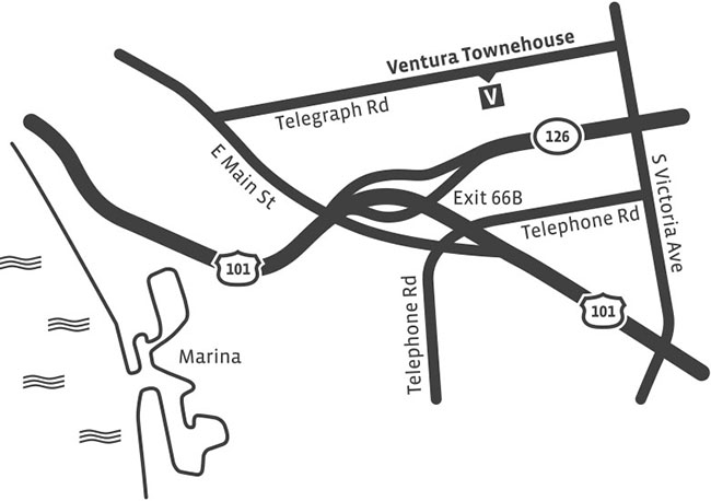 Ventura Townehouse map