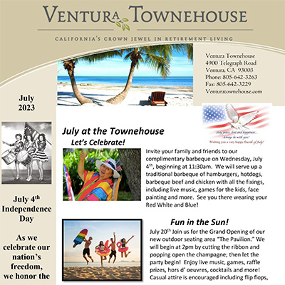 July 2023 Newsletter cover