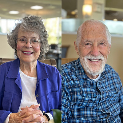 Ventura Townehouse residents John and Teddy Schneider